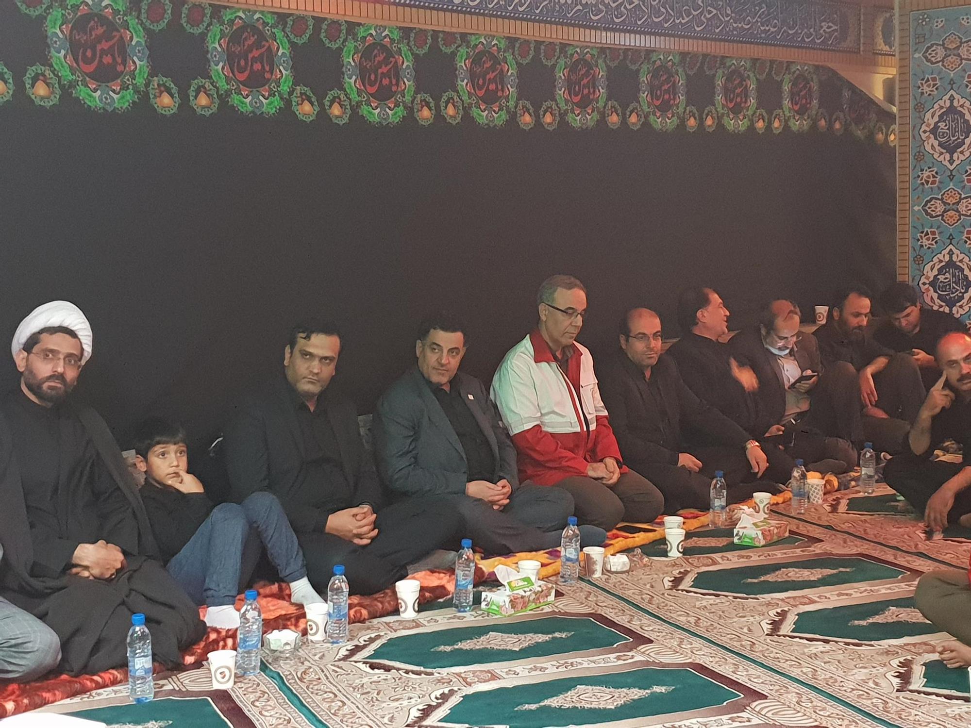 مراسم سوگواری اباعبدالله الحسین(ع) در هیئت امدادگران حسینی هلال احمر استان تهران برپا شد